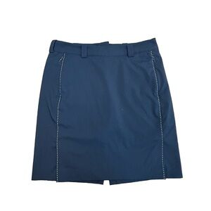 Nike golf navy blue skirt skort tour performance Drifit Sz 4